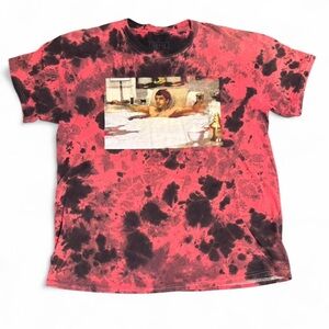 Red and Black Tie-Dye Scarface Movie Shirt